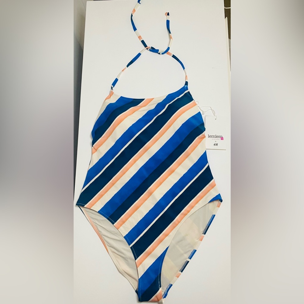 LEMLEM by LIYA KEBEDE x H&M WOMENS ONE PIECE STRIPED BATHING SUIT
